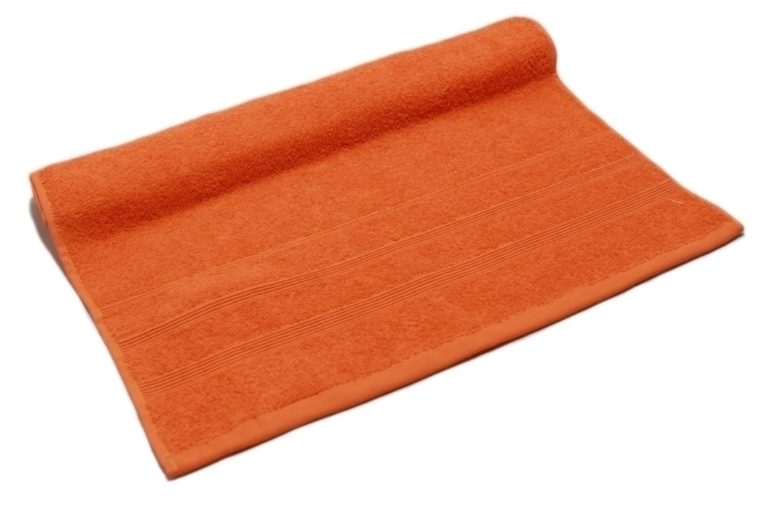 Полотенце махровое Гелиос 400гр/м2 Он и Она, оранжевый
