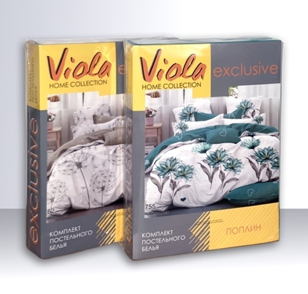КПБ  поплин Exclusive Viola <ПВ14-1290>