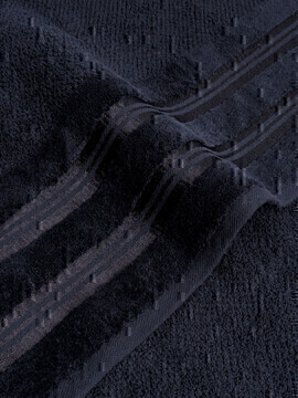 Полотенце махровое Luxury Сафия Хоум, 51154 черный 
