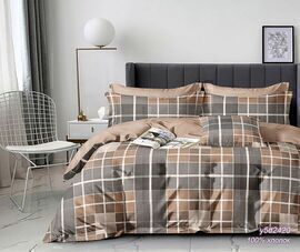 КПБ  поплин Оливковая коллекция Реноме<УУ 2420> 