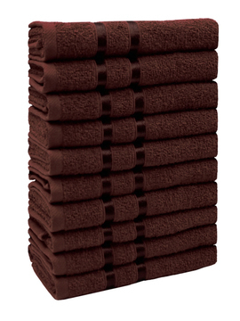 Полотенце махровое Орион Сафия Хоум, 1105 темно-коричневый 