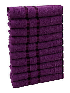 Полотенце махровое Орион Сафия Хоум, 1241 фиолетовый 