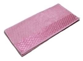 Полотенце махровое Арес 420гр/м2 Он и Она, темно-розовый