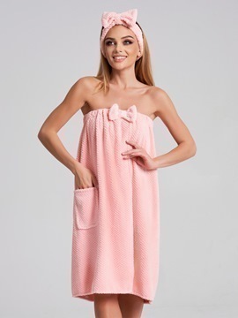 Набор для сауны женский Cherir/Черир.<4294100+4294102,  килт+повязка 72*140+17,5*8 розовый>