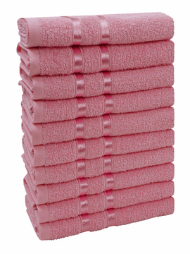 Полотенце махровое Орион Сафия Хоум, 1051 темно-розовый 