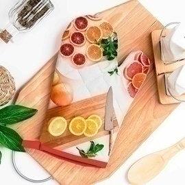 Рукавичка стеганая 26*18 хлопок Бояртекс (Интер) М<Цитрусовый фреш>