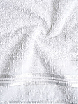 Полотенце махровое Luxury Сафия Хоум, 51001 белый 