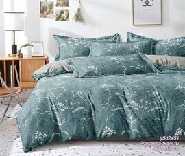 КПБ  поплин Оливковая коллекция Реноме<УУ 2451> 